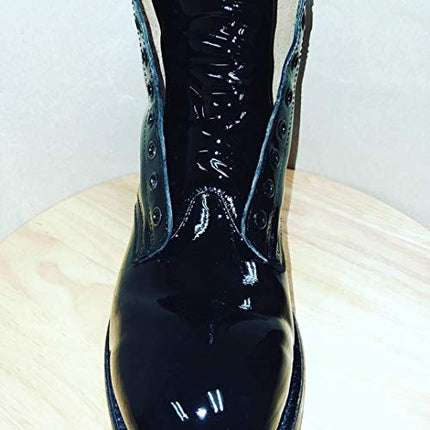 Leather Luster Hi Gloss Brilliant Patent Leather Finish 4 Ounce - Black