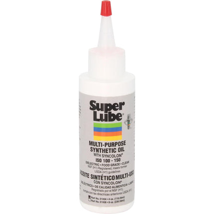 Super Lube 51004 Multi-Purpose Synthetic Oil, 4 oz Bottle