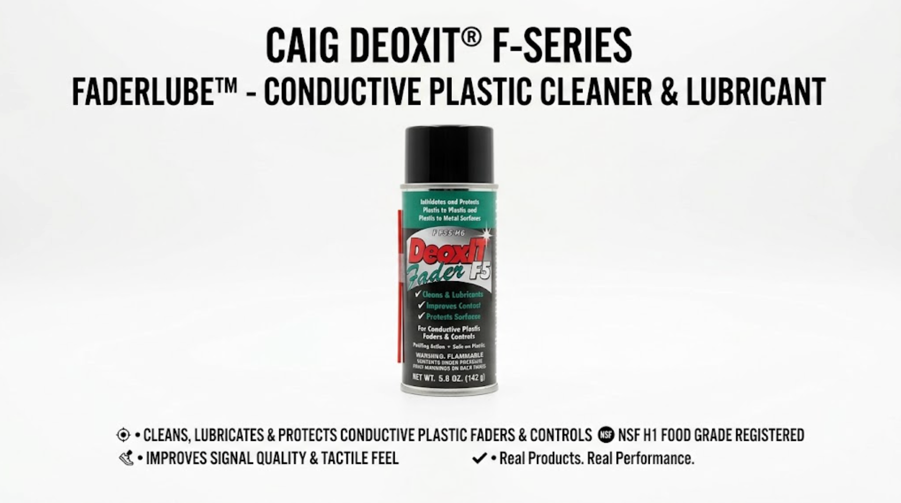 DeoxIT F-Series Guide: Precision Lubrication for Faders and Controls