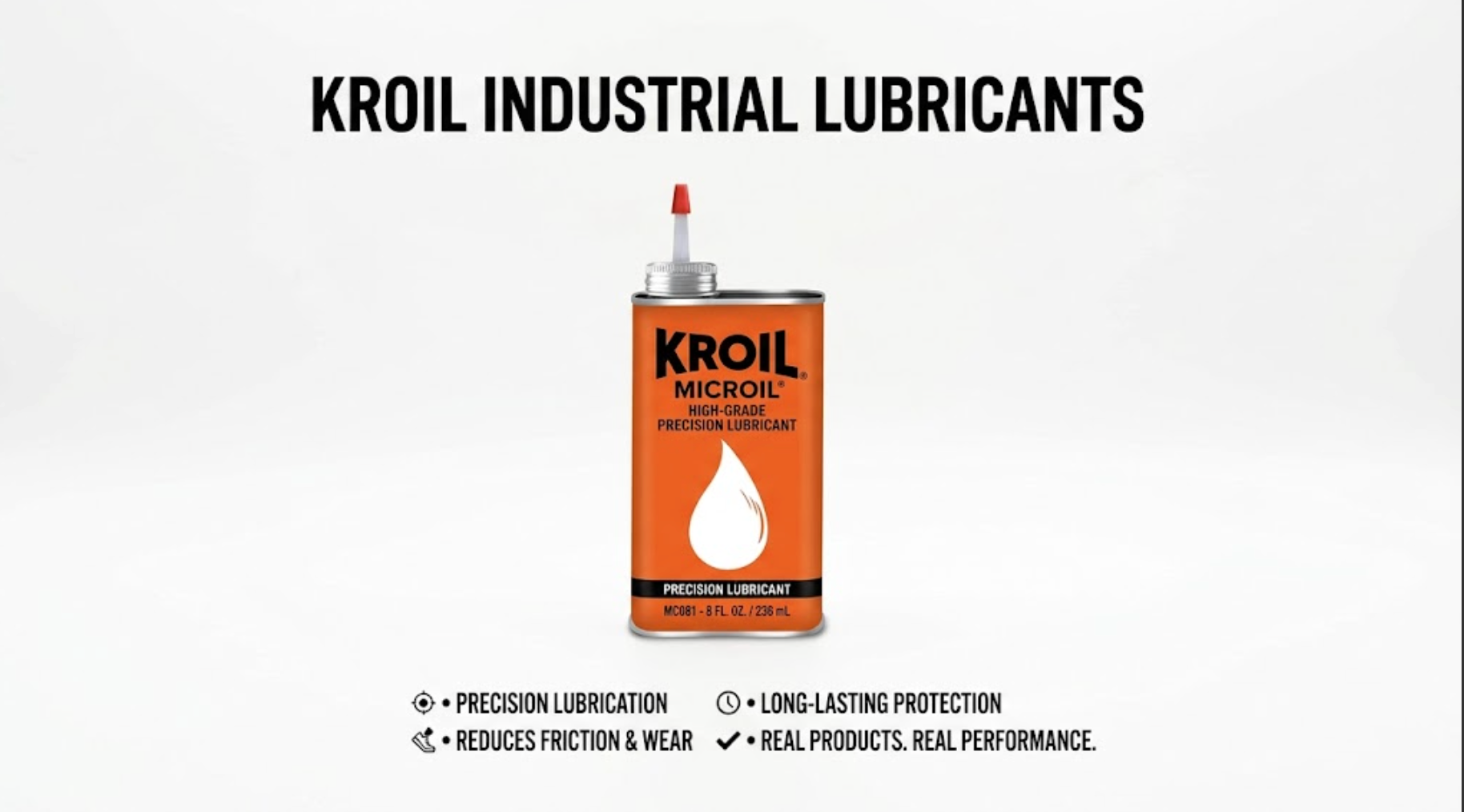 Kroil Industrial Lubricants Guide: Precision and High-Temperature Lubrication