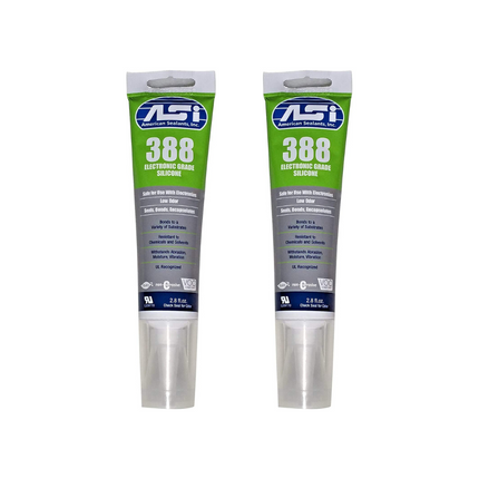 ASI Electronic Grade 388 Silicone - 2.8 oz - Clear