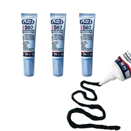 ASI Silicone Sealant 100% RTV - 2.8 oz Squeeze Tube -Black