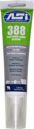 ASI Electronic Grade 388 Silicone - 2.8 oz - Clear