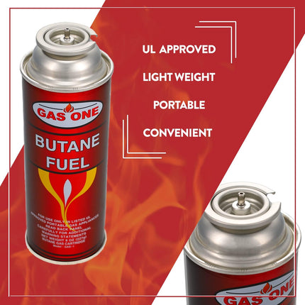 GasOne Butane Fuel 8oz Canister