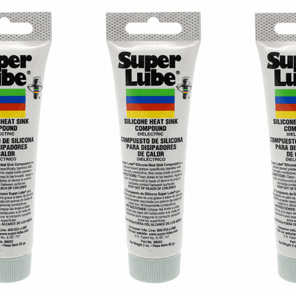 Super Lube 98003 Silicone Heat Sink Compound, 3 oz (Pack Of 3)