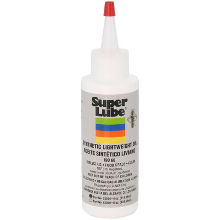 Super Lube 52004 Synthetic Lightweight Oil, 4 oz Bottle