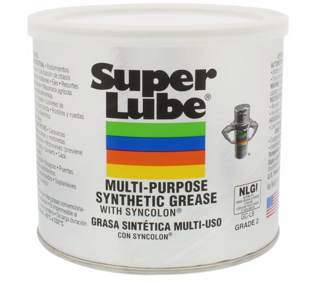 Super Lube 41160 Multi-Purpose Synthetic Grease with Syncolon, 14.1 oz