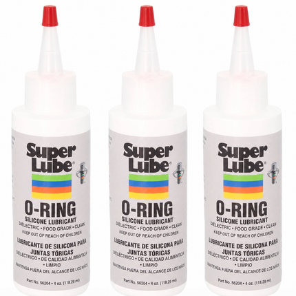 Super Lube 56204 O-Ring Silicone Lubricant, 4 oz (Pack Of 3)