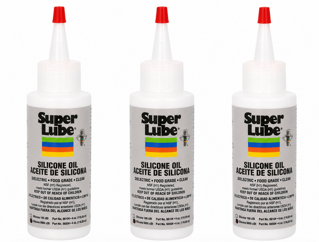 Super Lube 56504 Silicone Oil Aceite De Silicona, 4 oz (Pack Of 3)