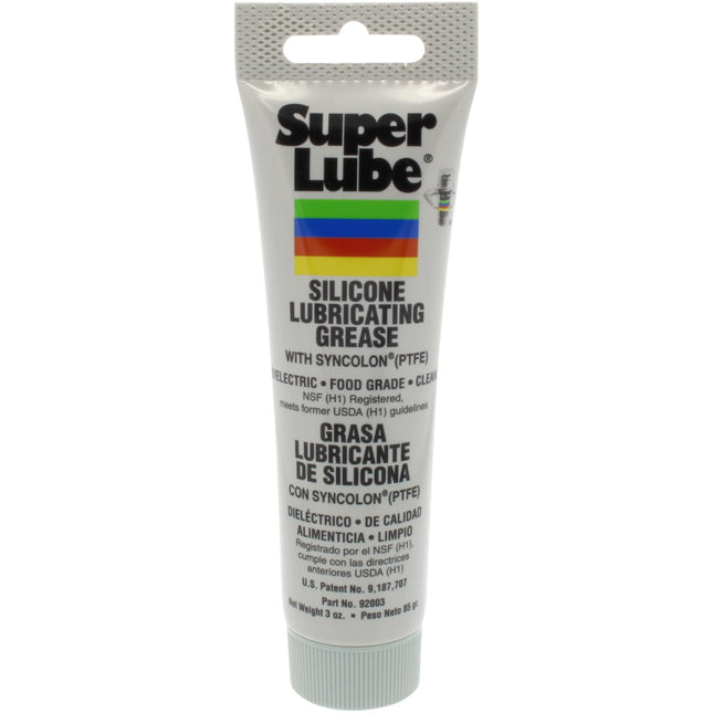 Super Lube 92003 Silicone Lubricating Grease With Syncolon, 3 oz