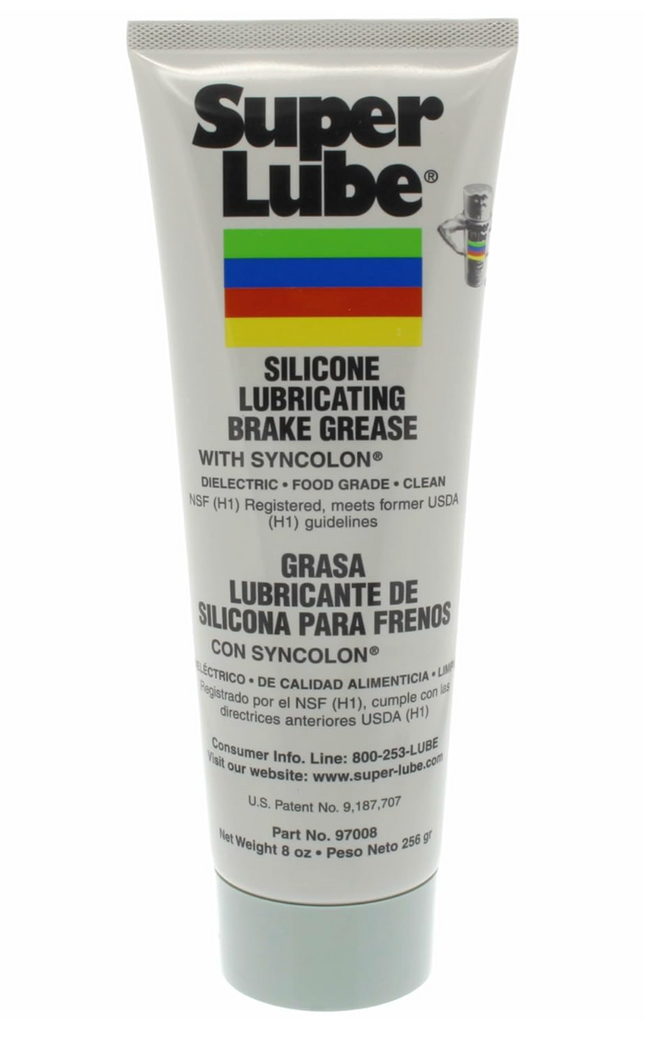Super Lube 97008 Silicone Lubricating Brake Grease with Syncolon, 8 oz