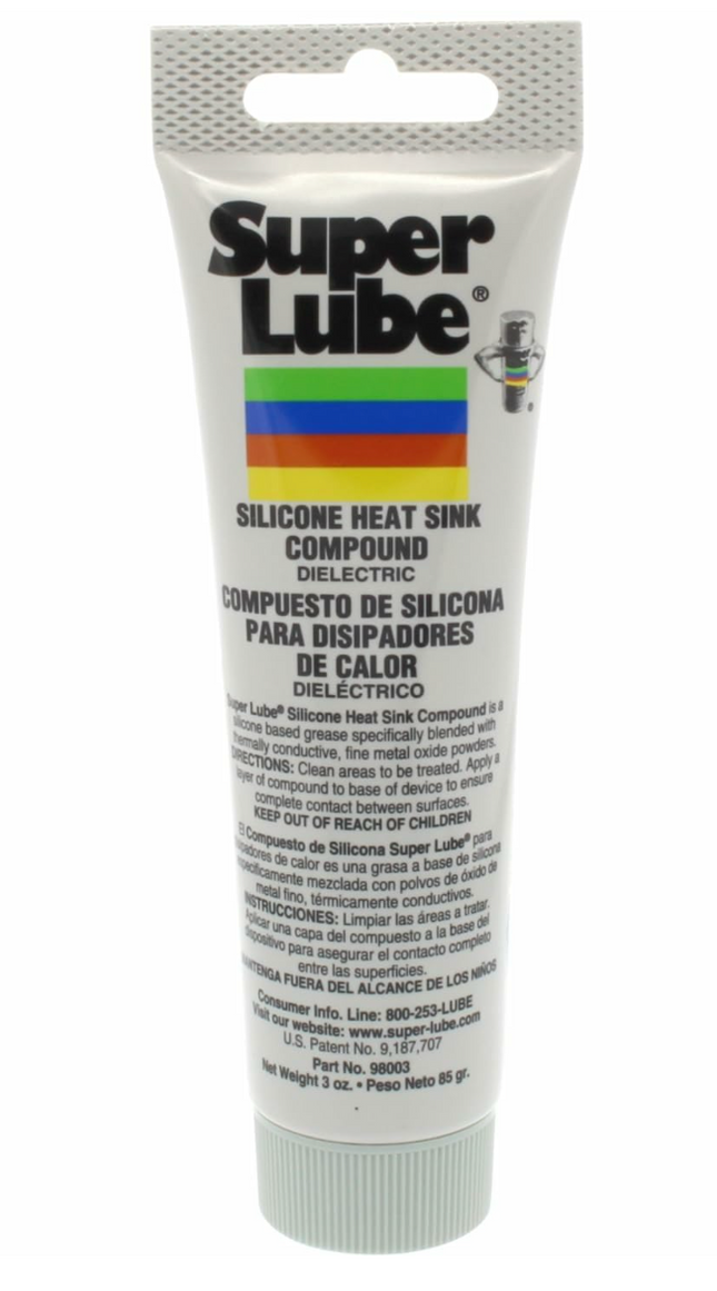 Super Lube 98003 Silicone Heat Sink Compound, 3 oz