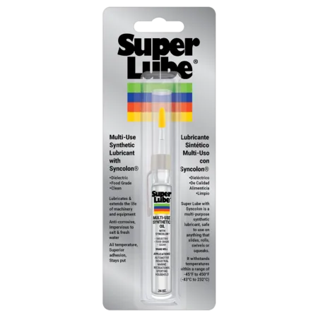 Super Lube 51010 Multi-Purpose Synthetic Oil with Syncolon, 7 mL Precision Oiler