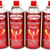 GasOne Butane Fuel Canisters, 8 oz (Pack of 4)