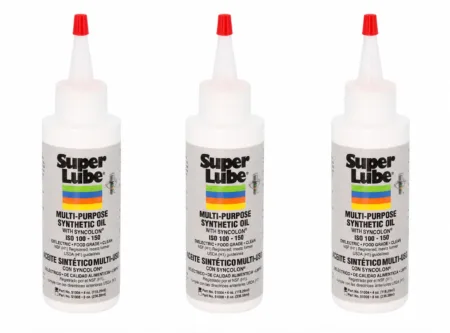 Super Lube 51004 Multi-Purpose Synthetic Oil with Syncolon, 4 oz Bottle (Pack of 3)