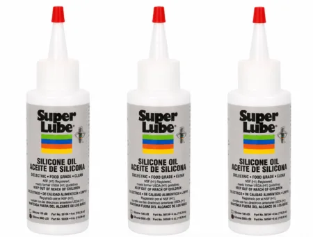 Super Lube 56504 Silicone Oil 5000 cSt, 4 oz Bottle (Pack of 3)