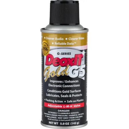 DeoxIT Gold G5S-6 Contact Enhancer Spray, 5 oz