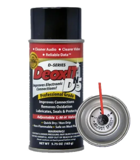 DeoxIT DN5S-6N Non-Flammable Contact Cleaner Spray, 5.75 oz